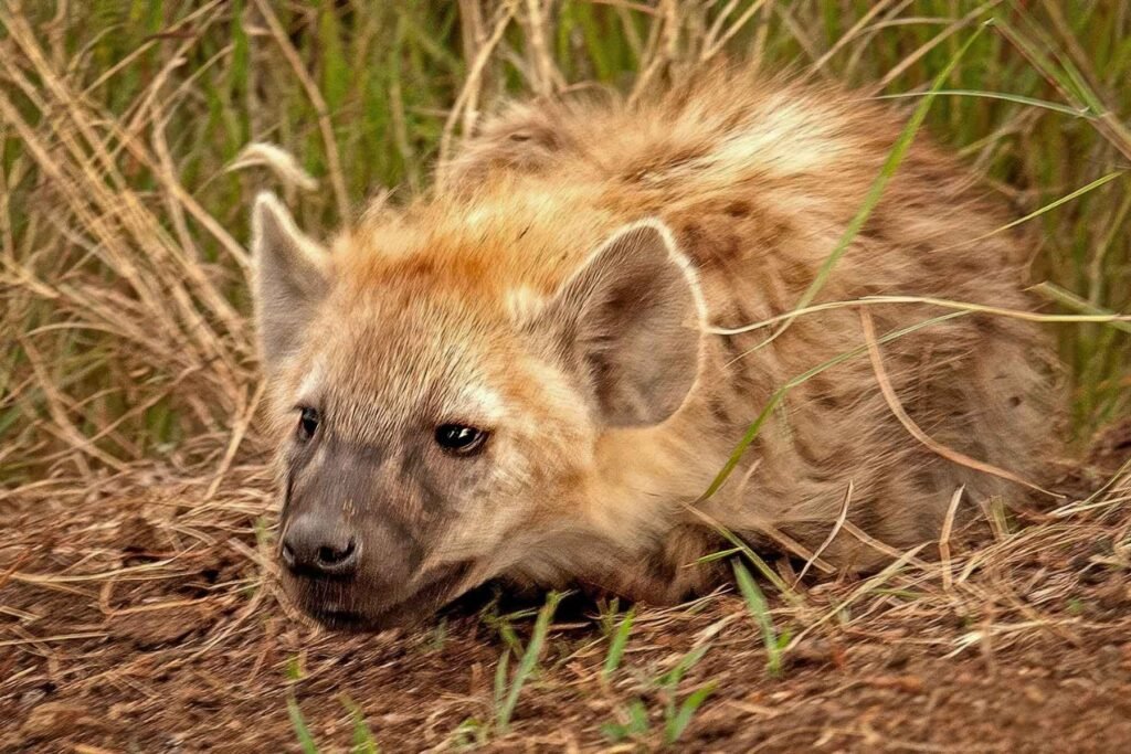 Baby hyena